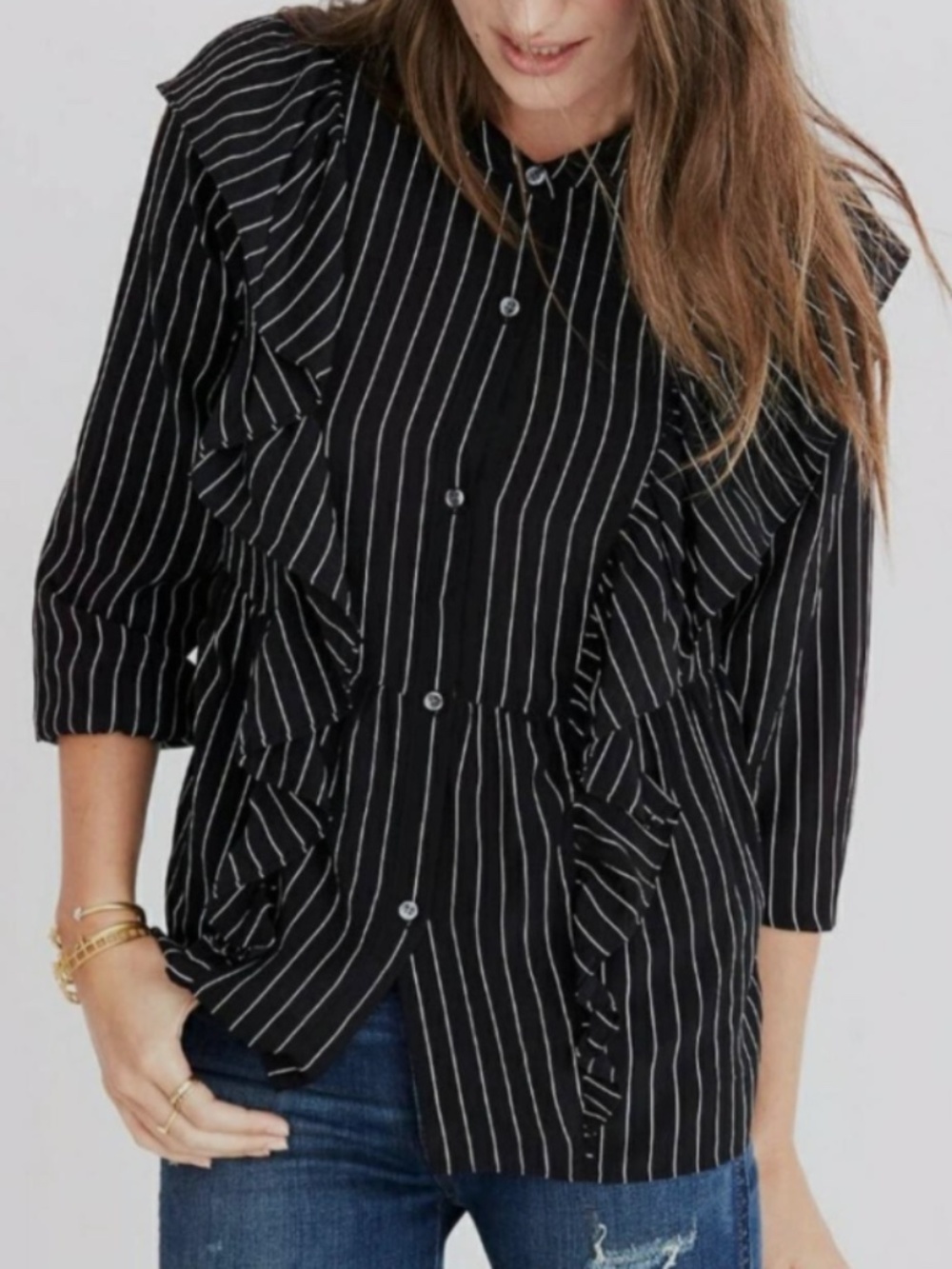 MADEWELL Ruffle Blouse